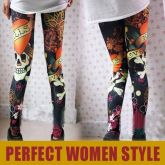 Legging Vintage Skull